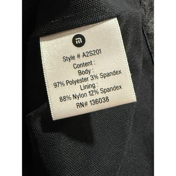 Montiel Performance Athletic Dress Collared Women Small Black Zipper Stretch USA - Picture 8 of 10